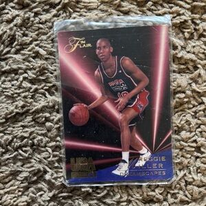 Fleer Reggie Miller Basketball Card